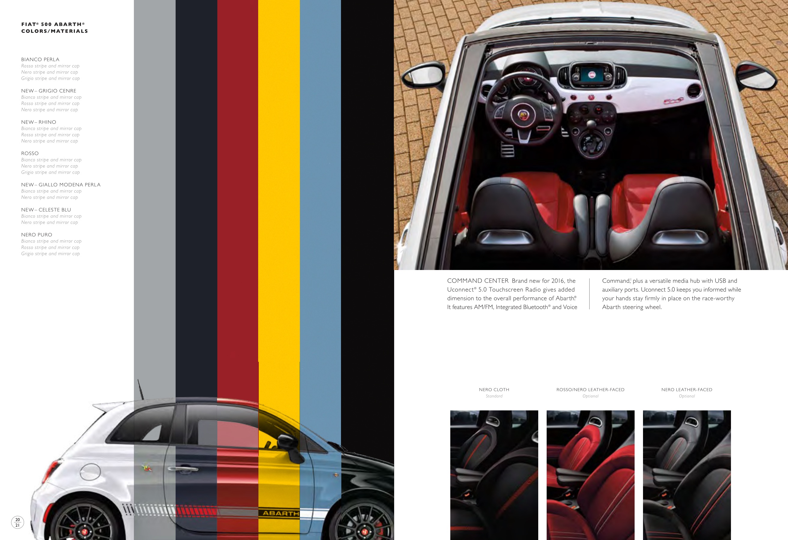2016 Fiat 500 Brochure Page 20